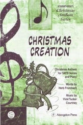 Christmas Creation SATB choral sheet music cover